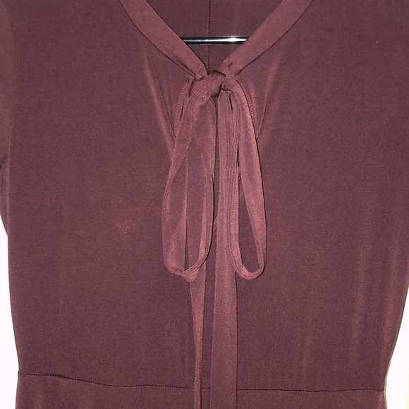 Burgundy A line dress 🍷 - Picture 3 of 8